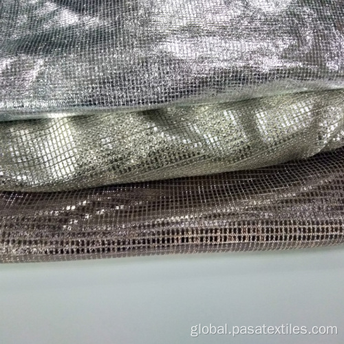 Tulle Foil Fabric 100% Polyester with Foil Print Fabric Eco-friendly Support Factory